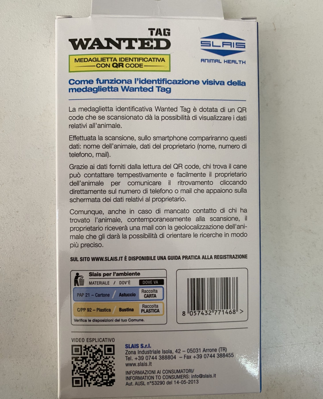 Medaglietta WAUDOG DUCKS in Metallo per cani con QR CODE - D 30 mm