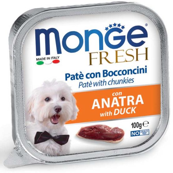 Monge Fresh Paté e Bocconcini con Anatra 100 g